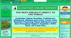Desktop Screenshot of allnatives.com.au