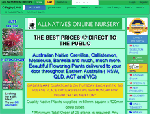 Tablet Screenshot of allnatives.com.au